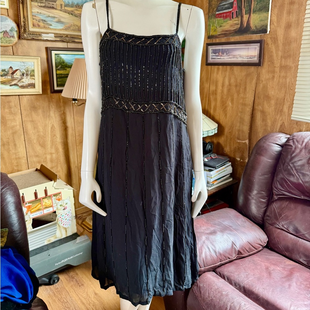 Raindrops Vintage Beaded Dress